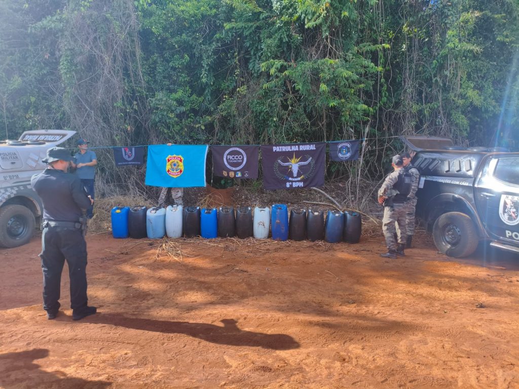 Operação integrada combate estrutura de abastecimento de aeronaves do tráfico no TO